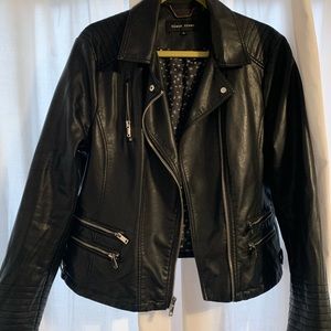 Black Rivet leather jacket
